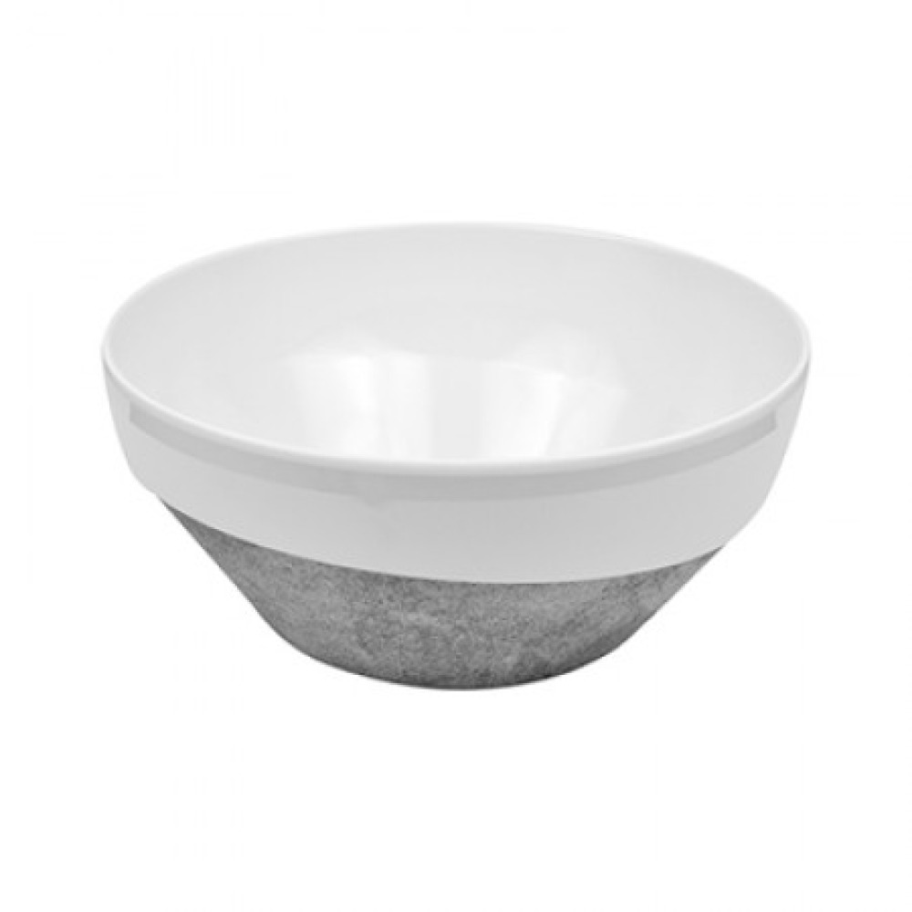 Urban, Schüssel, Beton-Effekt, 281 x 120 mm, 3,2 Liter - Dalebrook Produktbild für Lebensmittelpräsentation, Frischetheke