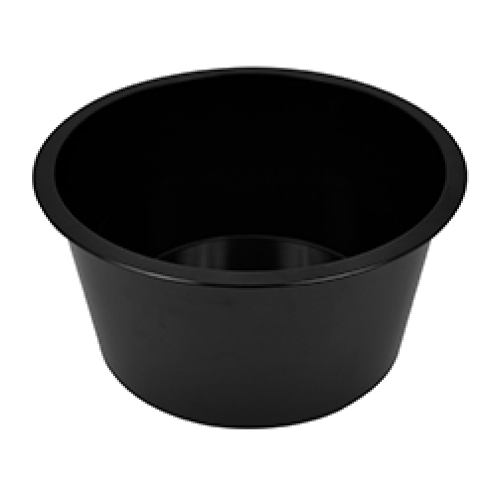 Einleger, 307 x 150 mm, 6,5 Liter, Schwarz - Dalebrook Produktbild für Lebensmittelpräsentation, Frischetheke