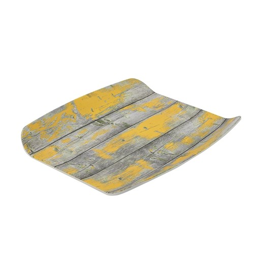 Tura, gebogene Platte mit Holz-Effekt, GN 1/2, 40 mm hoch