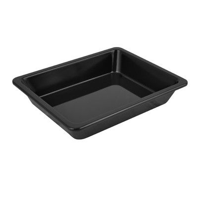 Deluxe, Schale, schmaler Rand, GN 1/2, 65 mm hoch, 2,7 Liter, Schwarz