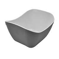 Verdura Crock, Grau / Weiß matt, 3 Größen