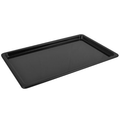 Deluxe, Tablett, schmaler Rand, GN 1/1, 30 mm hoch, 2,1 Liter, Schwarz