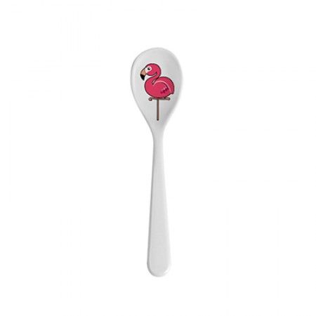 Löffel mit Flamingo als Motiv